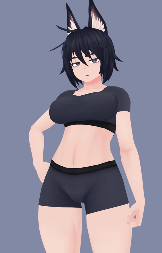 オリジナル3Dモデル「こくろ.RE」