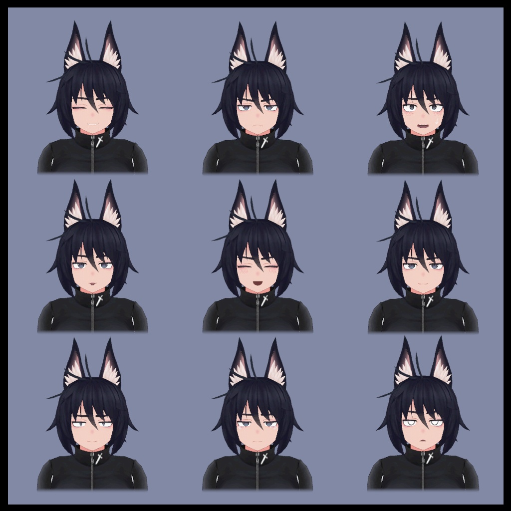 オリジナル3Dモデル「こくろ.RE」