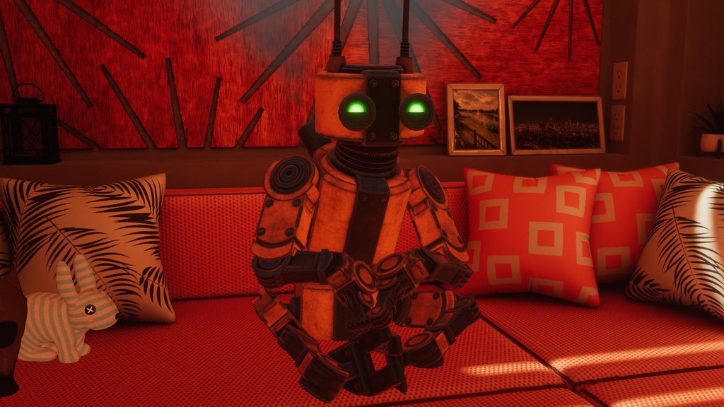 Retro Tubebot 2.0 VRchat Avatar & Game Asset