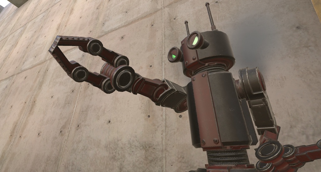 Retro Tubebot 2.0 VRchat Avatar & Game Asset