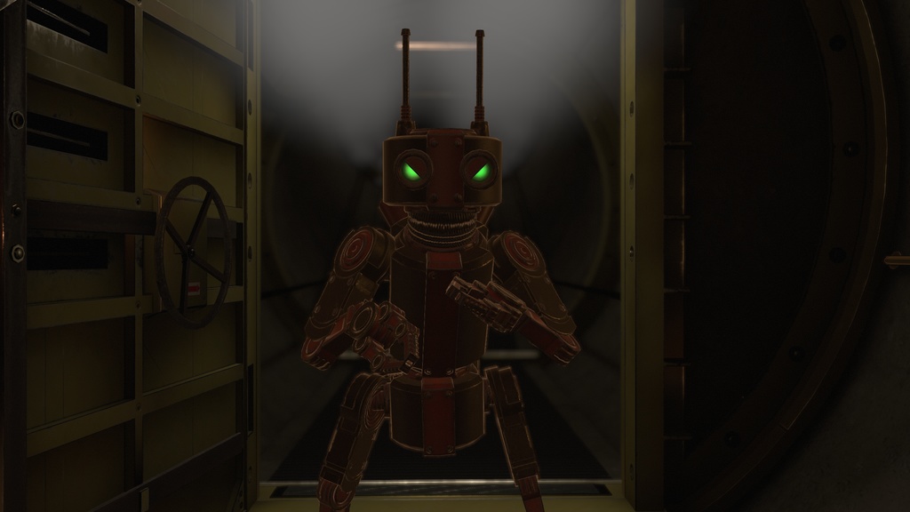 Retro Tubebot 2.0 VRchat Avatar & Game Asset