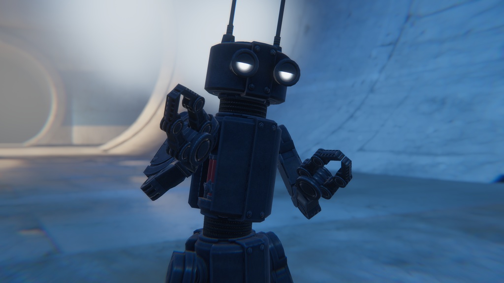Retro Tubebot 2.0 VRchat Avatar & Game Asset