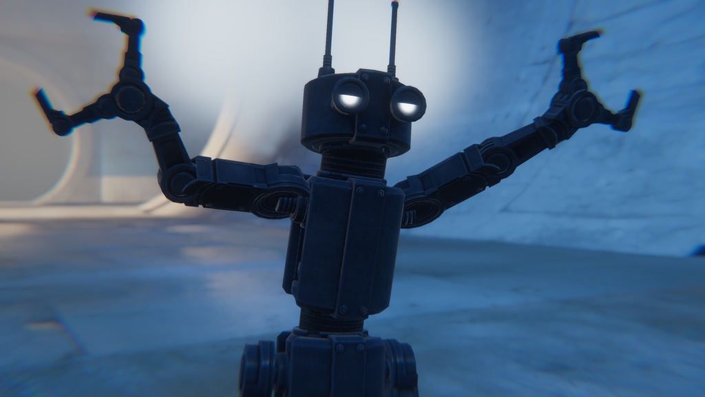 Retro Tubebot 2.0 VRchat Avatar & Game Asset