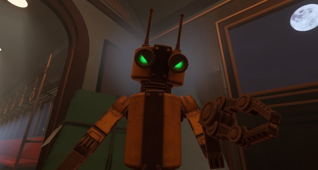 Retro Tubebot 2.0 VRchat Avatar & Game Asset