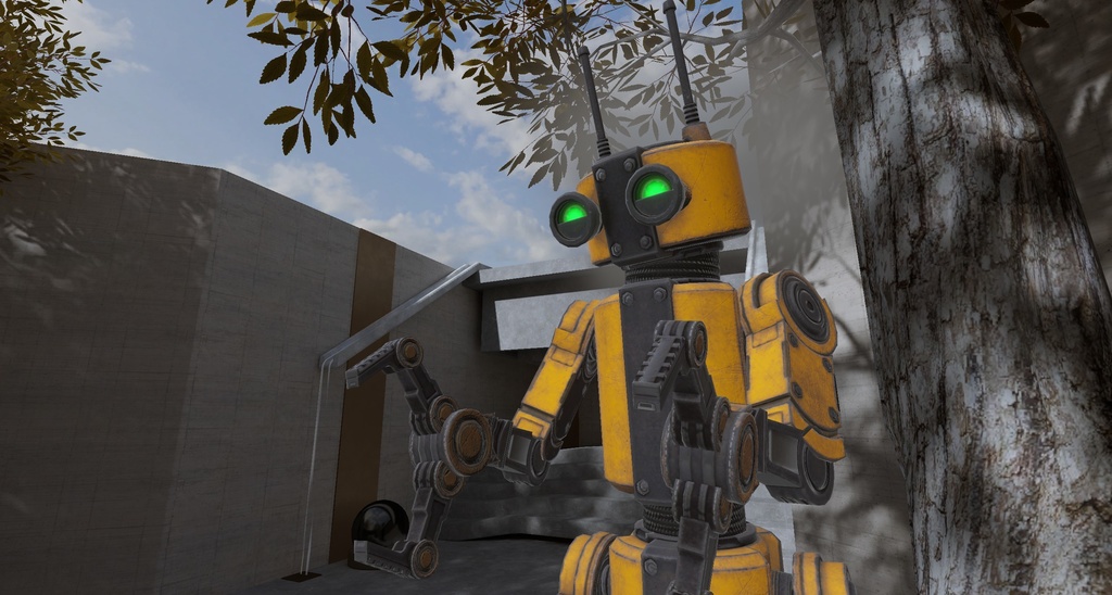 Retro Tubebot 2.0 VRchat Avatar & Game Asset