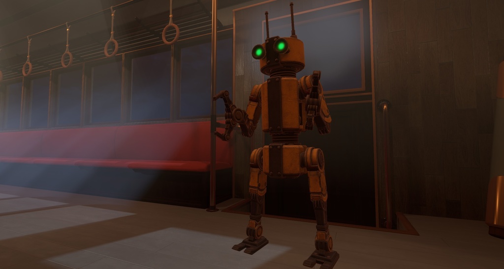 Retro Tubebot 2.0 VRchat Avatar & Game Asset