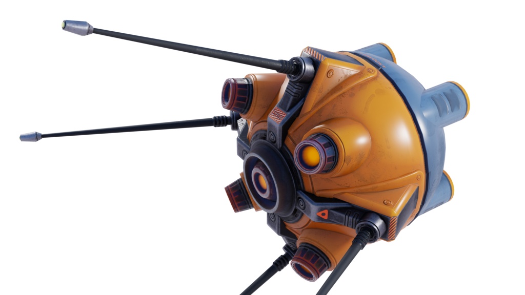 Sphere Drones - Game & VRChat Ready Asset