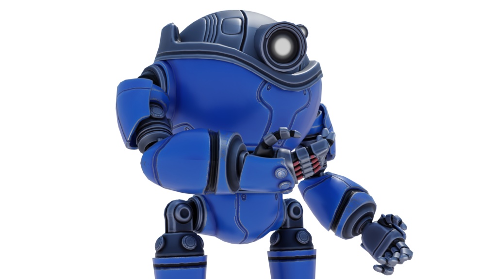 Spherebot Game Ready Asset & VRChat Avatar