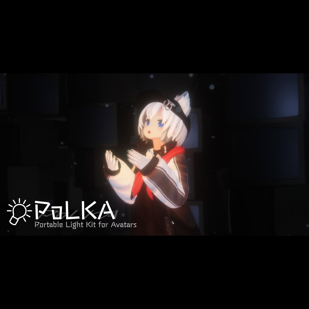 PoLKA: Portable Light Kit for Avatars