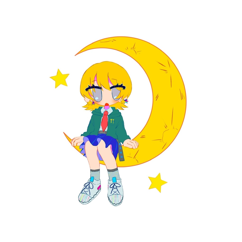 キキちゃんのオーロラアクキー