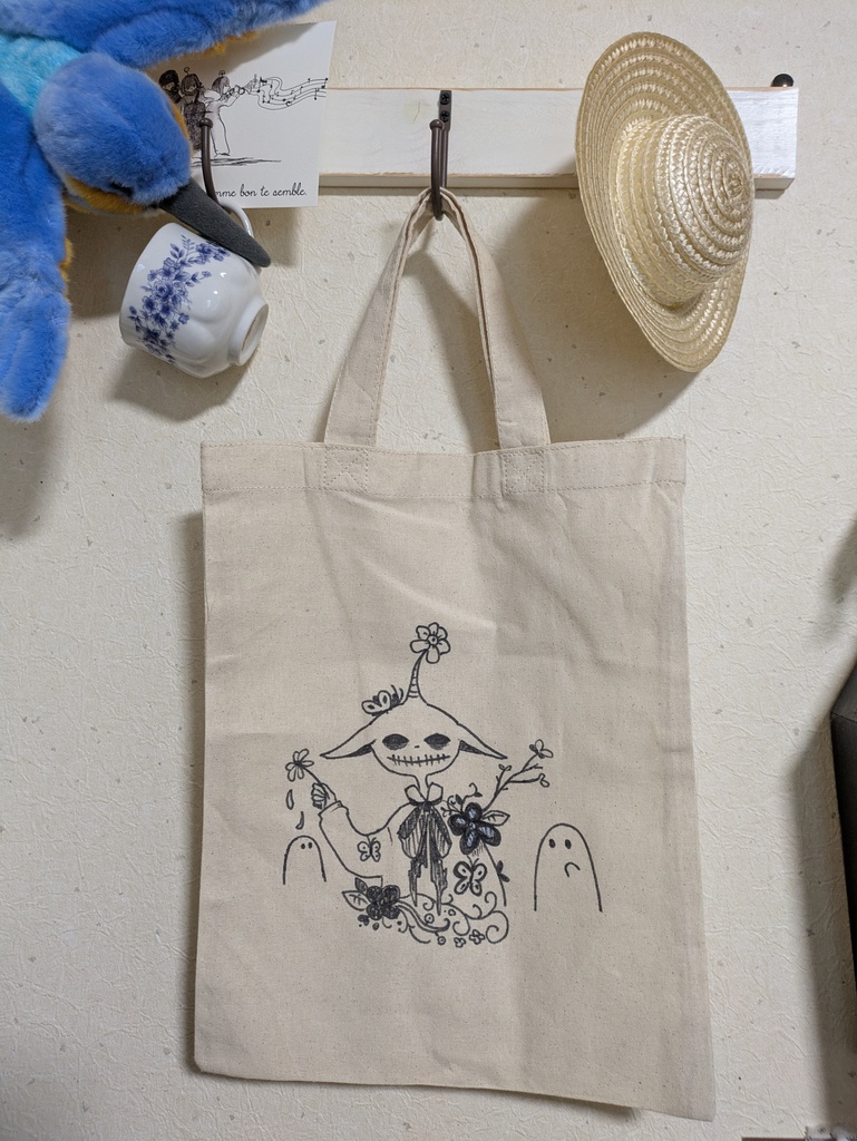 手描きミニトートバッグ