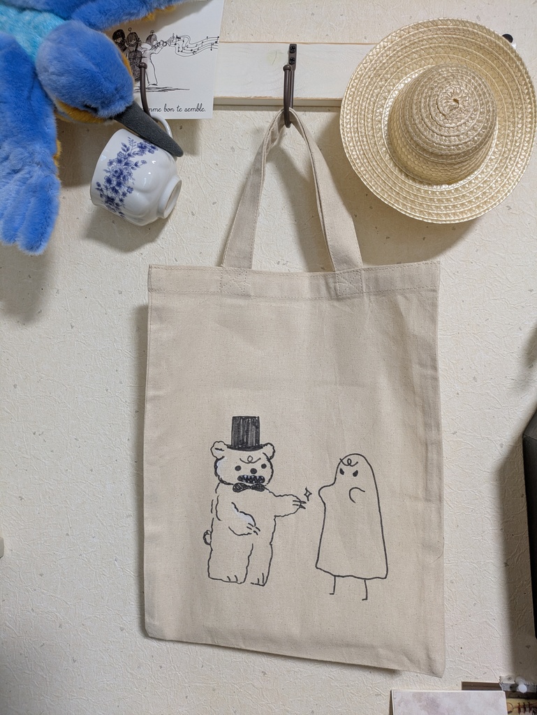 手描きミニトートバッグ