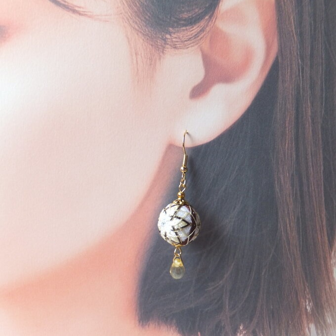 加賀てまり 膝丸/髭切モチーフ*手毬耳飾り