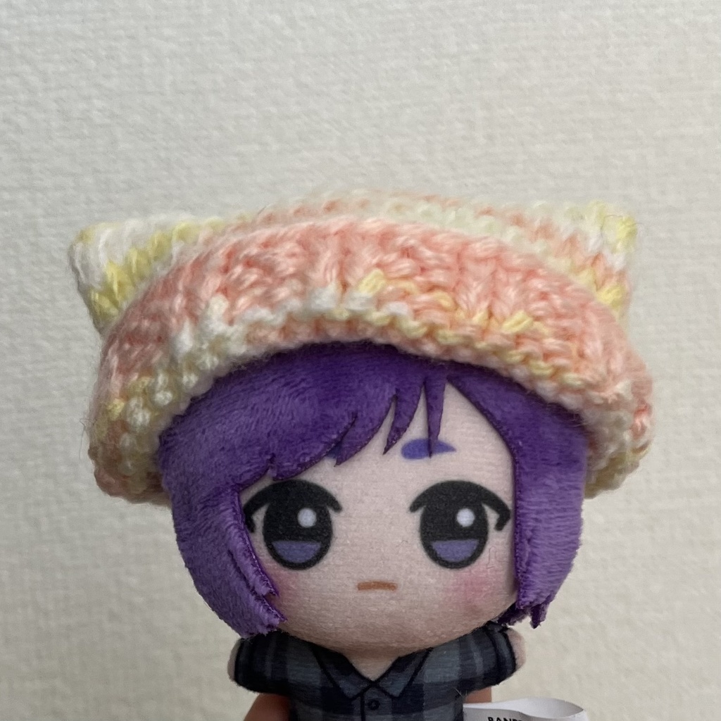 【10cm用】猫耳風ニット帽