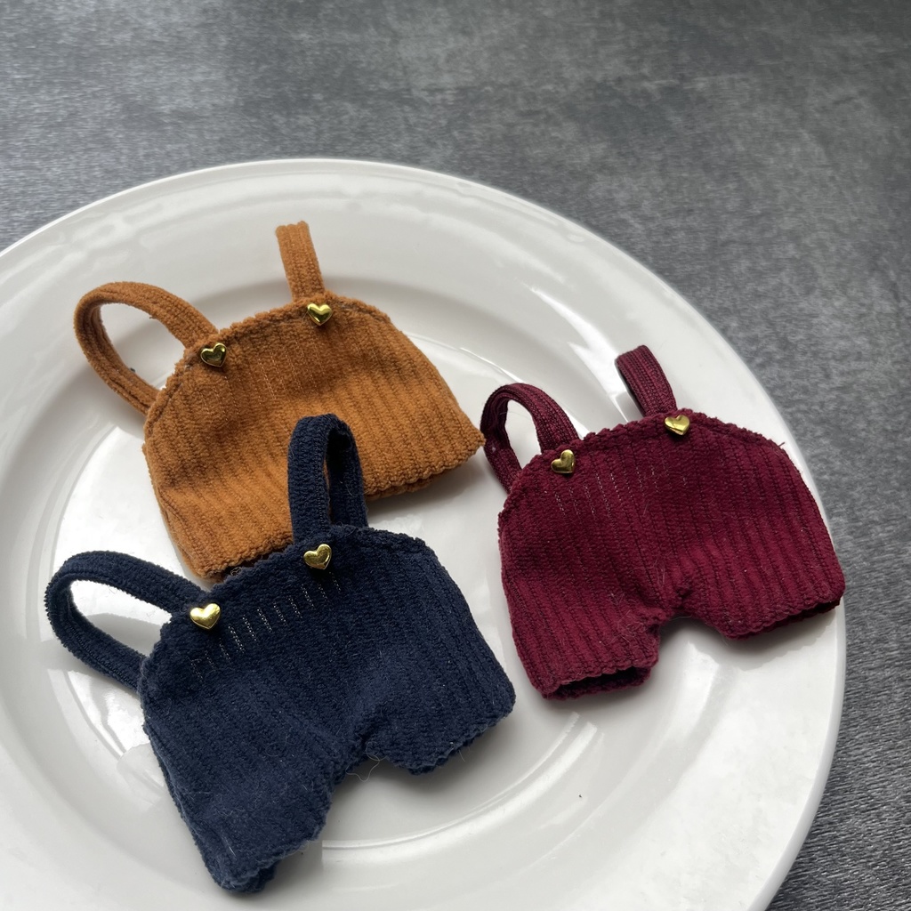 【13cm用】コーデュロイのオーバーオール+トップス