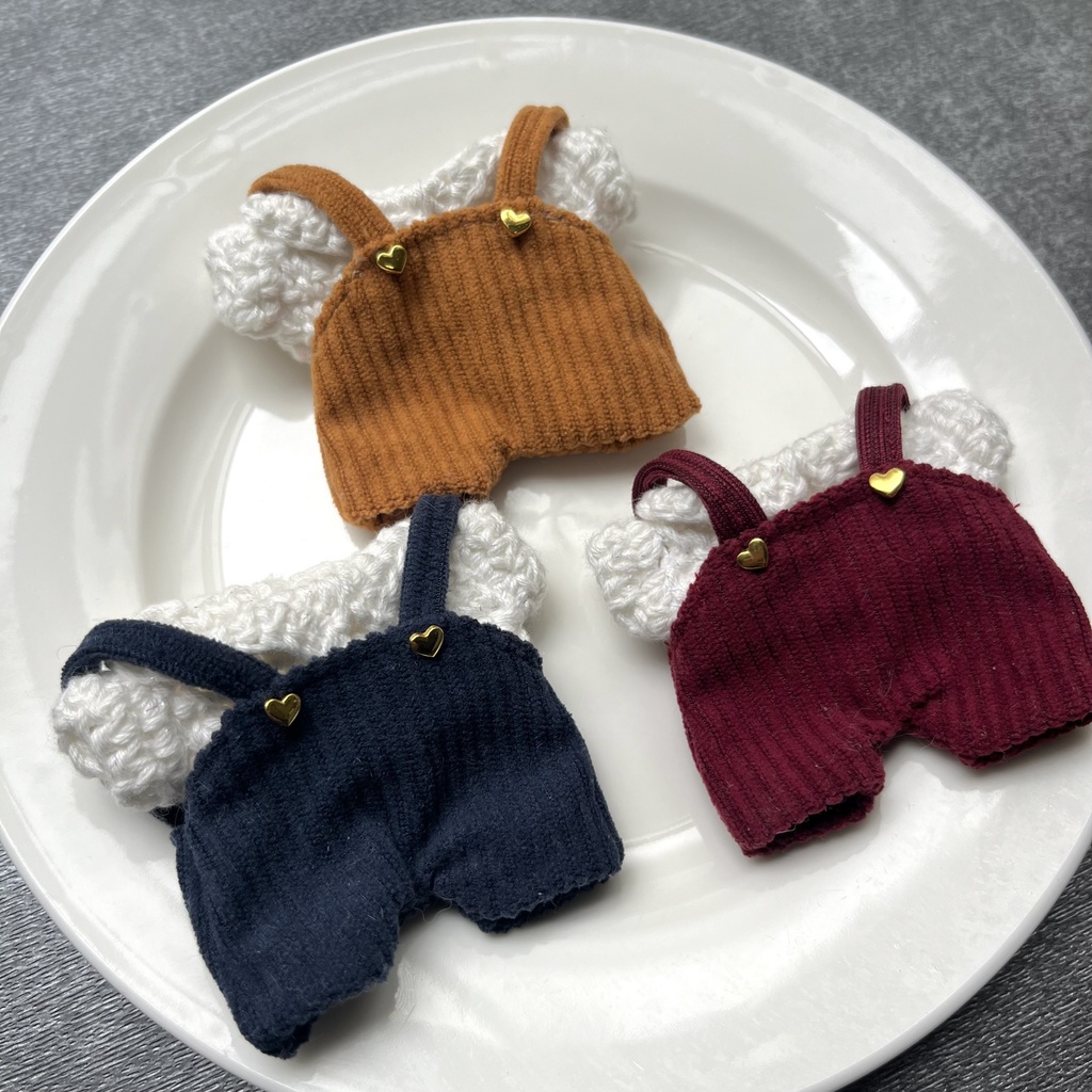 【13cm用】コーデュロイのオーバーオール+トップス