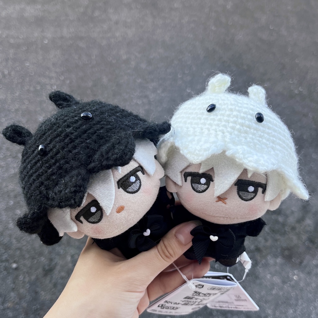 【ちびぐるみ用】メンダコ帽子【紫&ミントブルー】