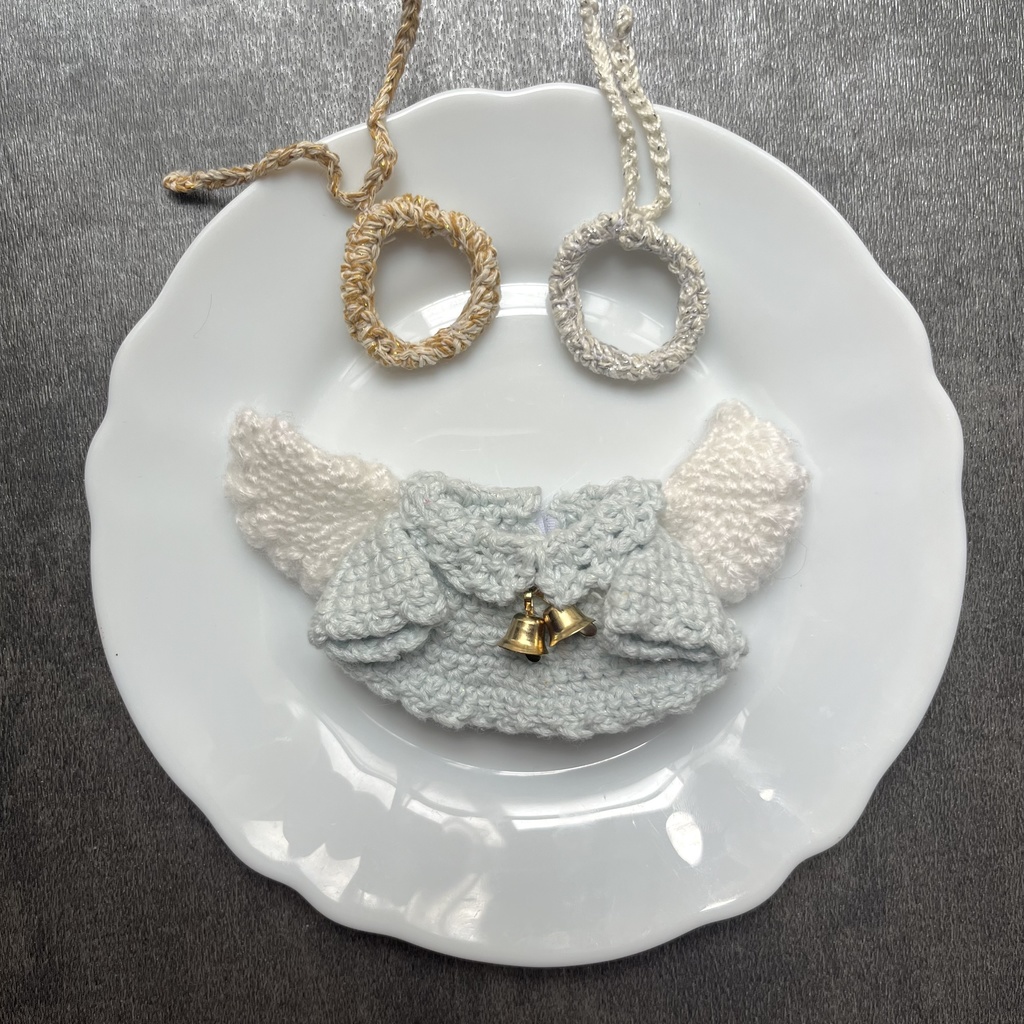 【ちびぐるみ用】エンジェルポンチョ👼