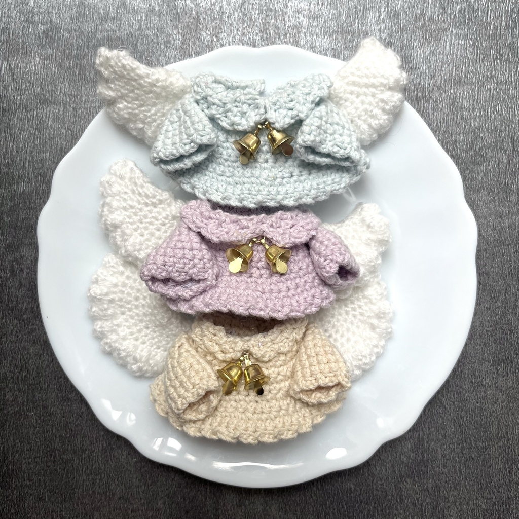 【ちびぐるみ用】エンジェルポンチョ👼