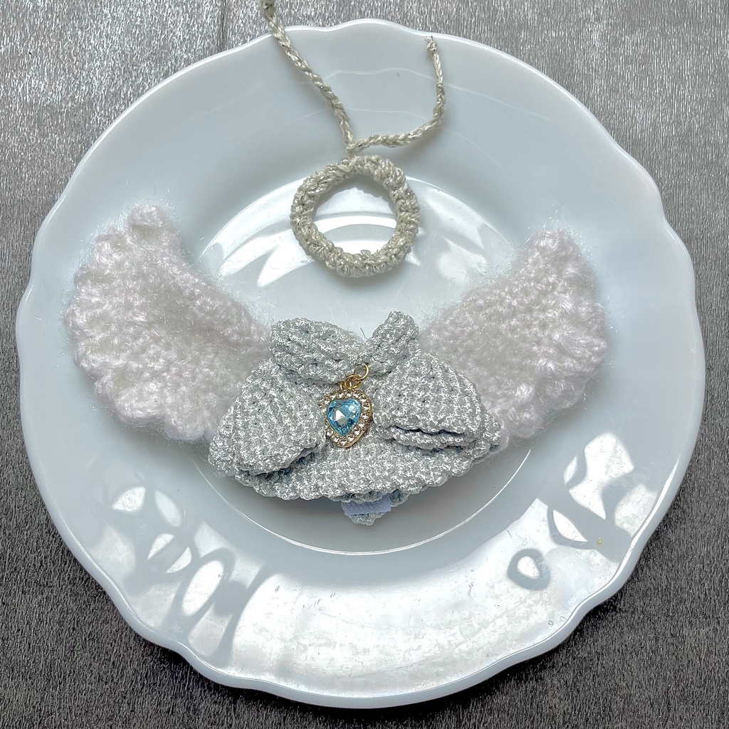 【ちびぐるみ用】エンジェルポンチョ👼