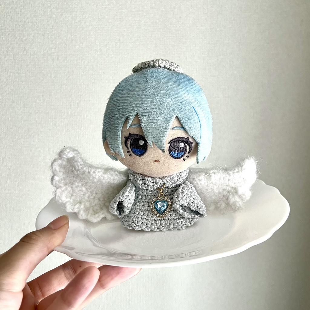 【ちびぐるみ用】エンジェルポンチョ👼