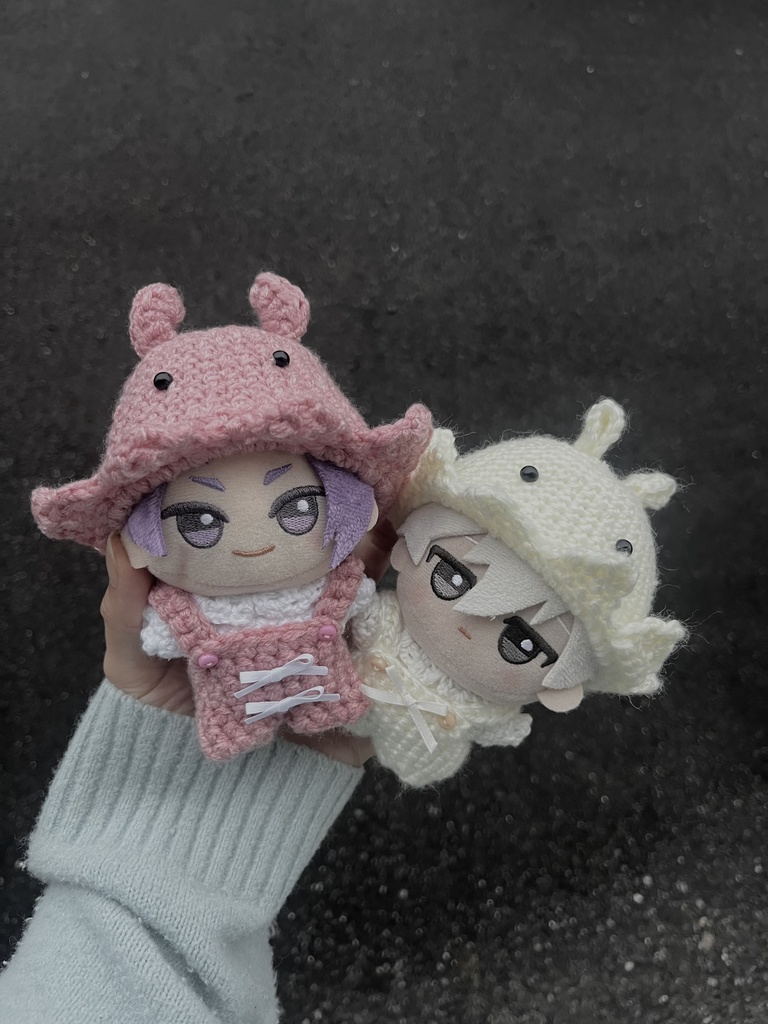 【ちびぐるみ用】メンダココーデ【ピンク】