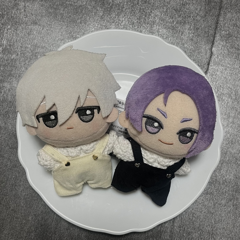 【ちびぐるみ用】コーデュロイコーデ【白&黒】