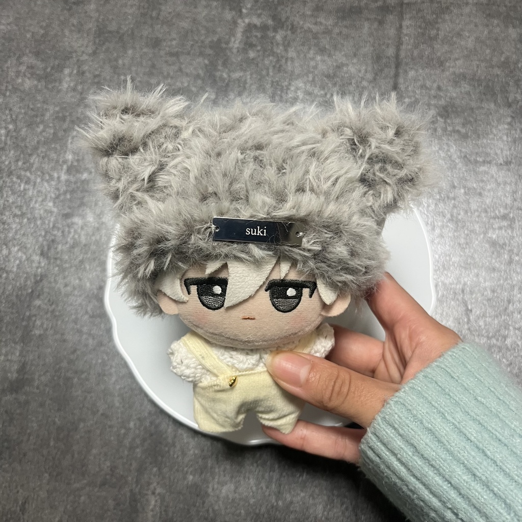 【ちびぐるみ用】モコモコ帽子