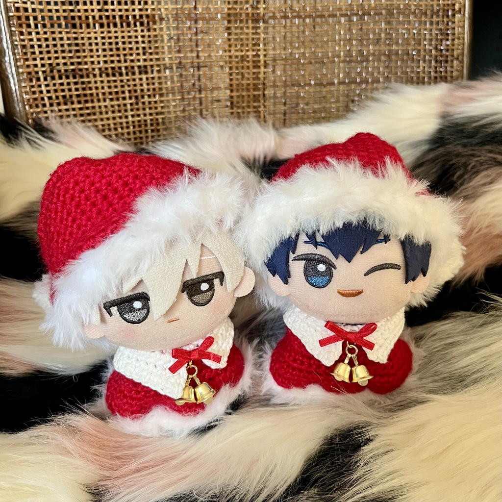 【ちびぐるみ用】クリスマスポンチョ🎄