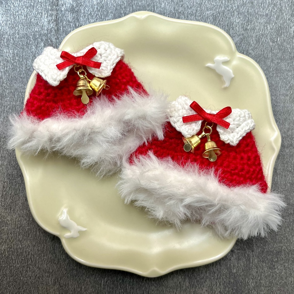 【ちびぐるみ用】クリスマスポンチョ🎄