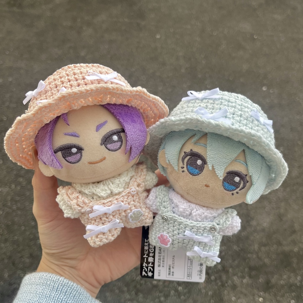 【ちびぐるみ用】肉球×リボンのコーデ