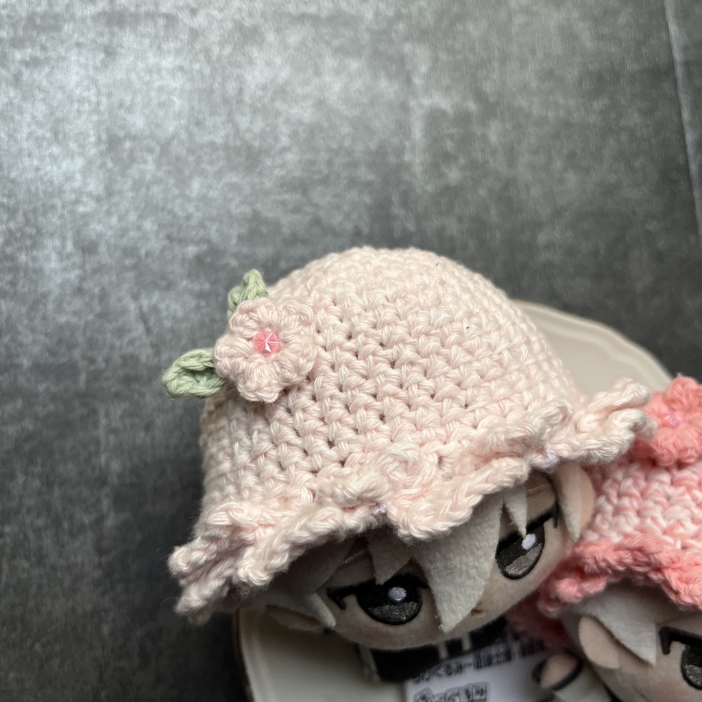 【ちびぐるみ用】春のお帽子🌸