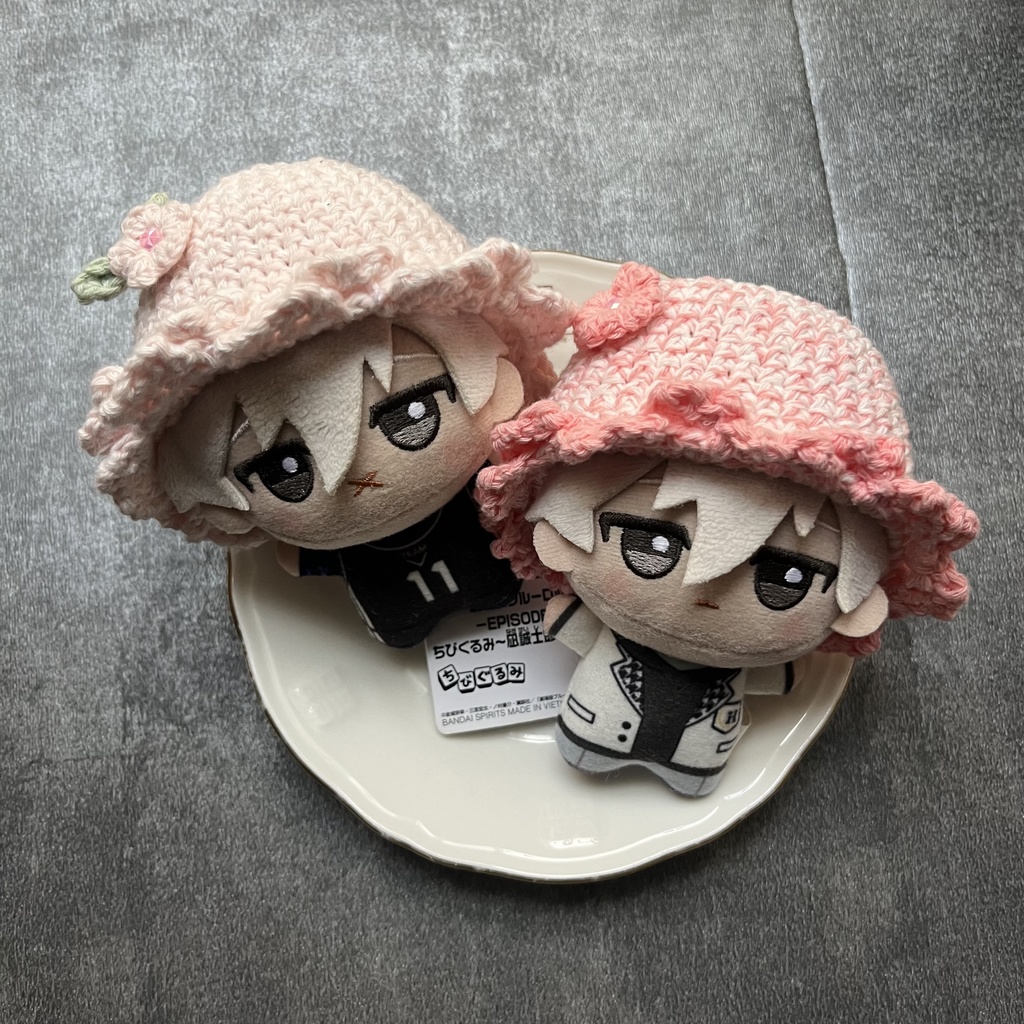 【ちびぐるみ用】春のお帽子🌸