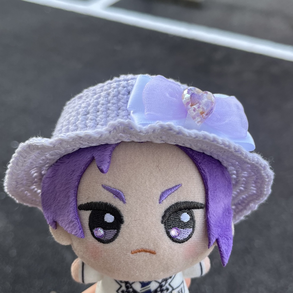 【ちびぐるみ用】紫お帽子🪻