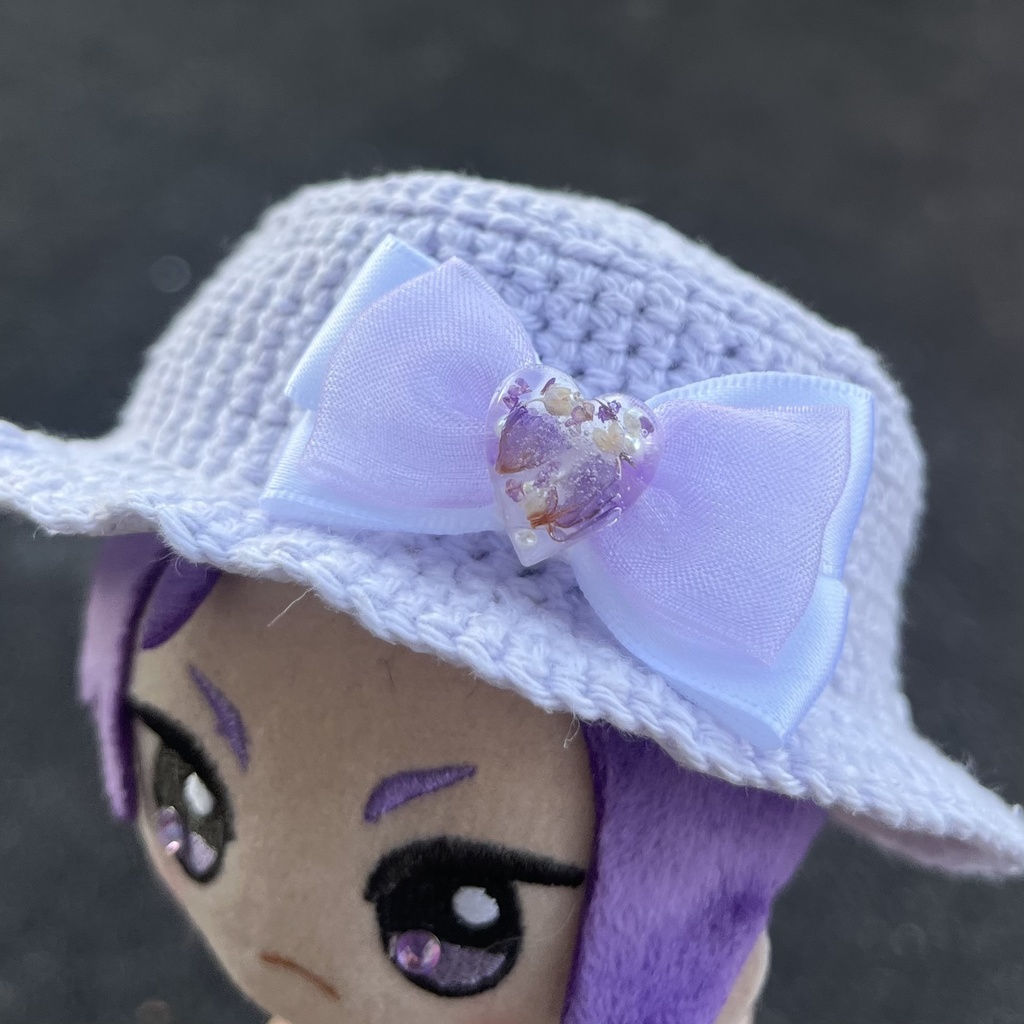 【ちびぐるみ用】紫お帽子🪻