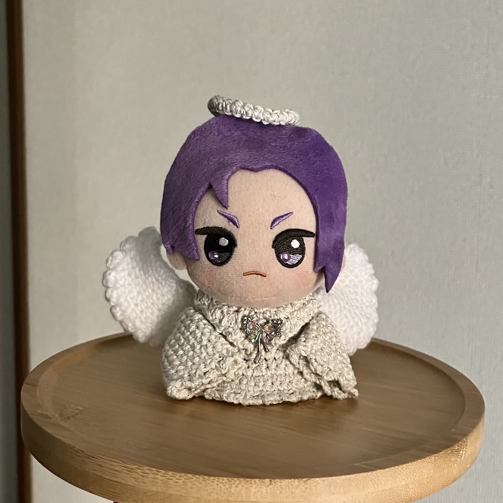 【ちびぐるみ用】天使ちゃんポンチョ👼【金銀】