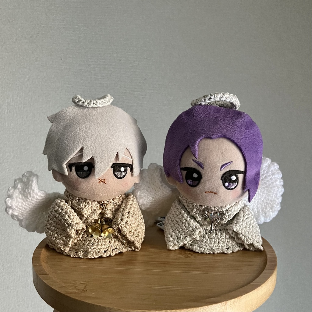 【ちびぐるみ用】天使ちゃんポンチョ👼【金銀】