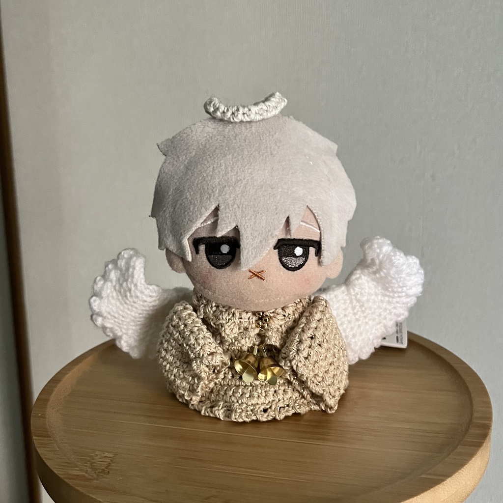 【ちびぐるみ用】天使ちゃんポンチョ👼【金銀】