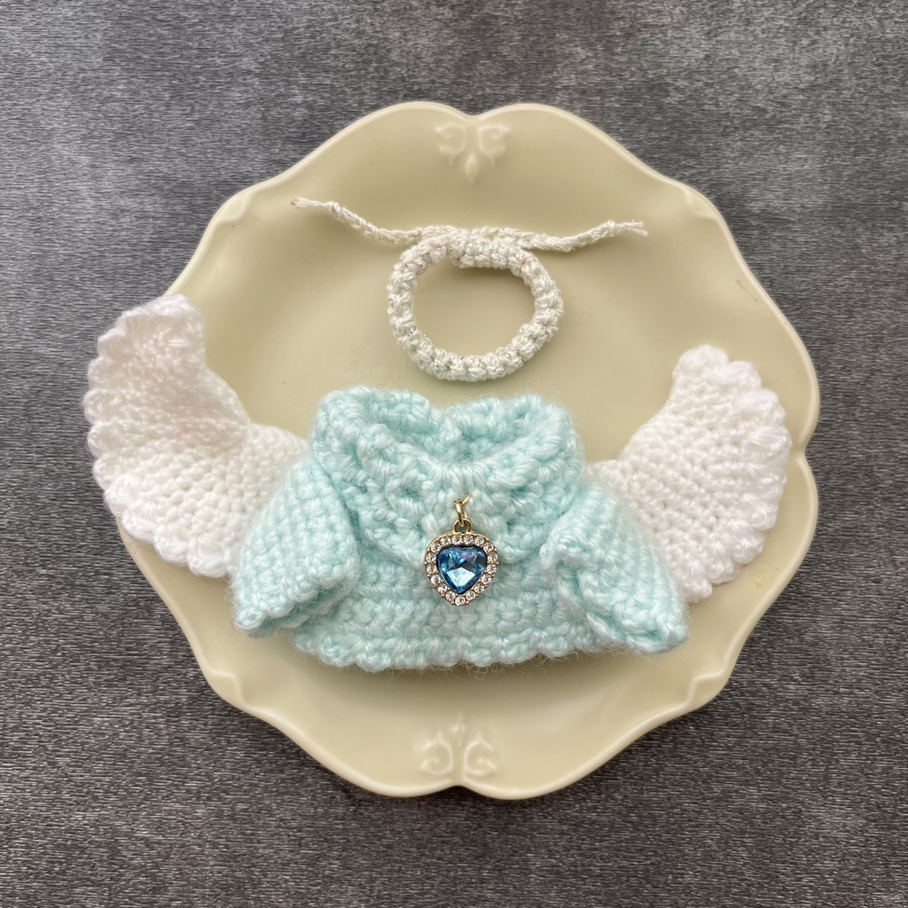 【12cmぬい用】エンジェルポンチョ👼