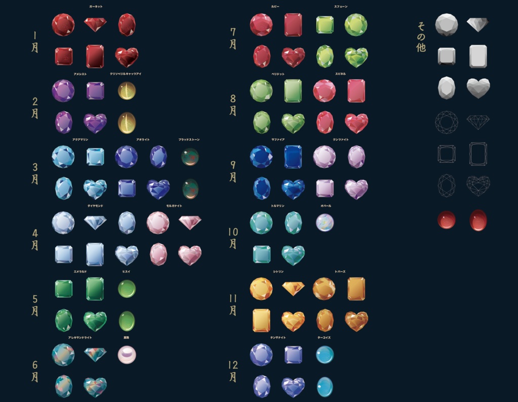 遊戯のためのモチーフ素材集【デジタル版】