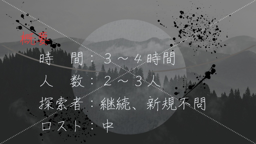 新クトゥルフ神話TRPGシナリオ「鎖男」