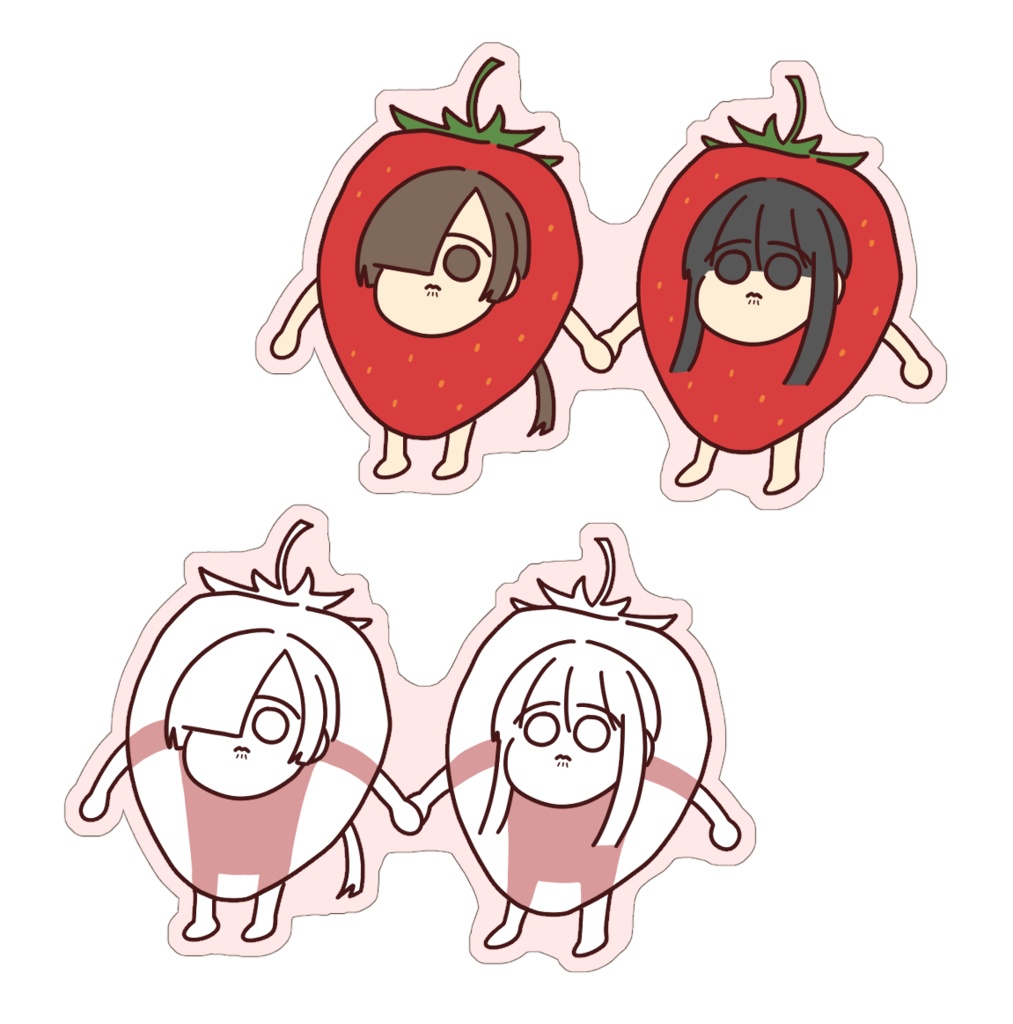 ダイカットシール2種セット