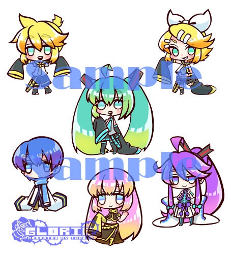 【ちびラミカ】ながそでボカロセット