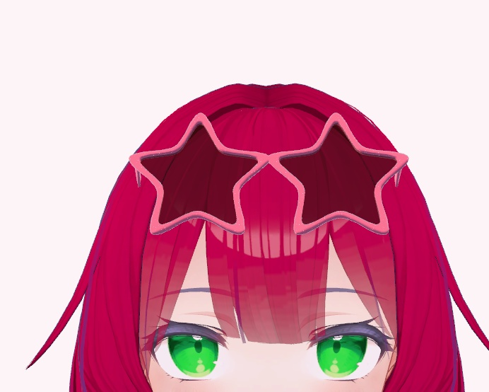 【リニューアル】パリピ☆サングラス【3Dモデル】