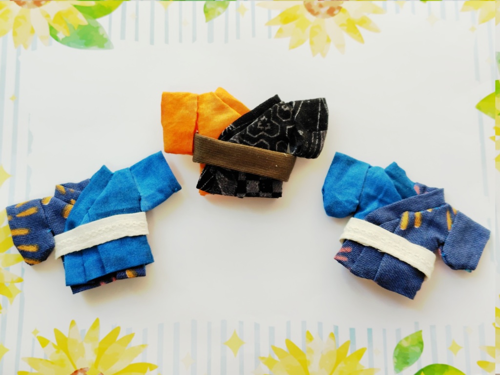 【ぬい服】浴衣　12ｃｍ～14ｃｍ想定