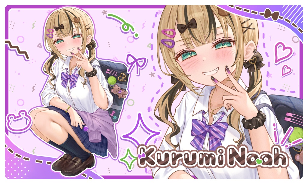 【VGGC10th】胡桃のあ ラバーマット・マウスパッド