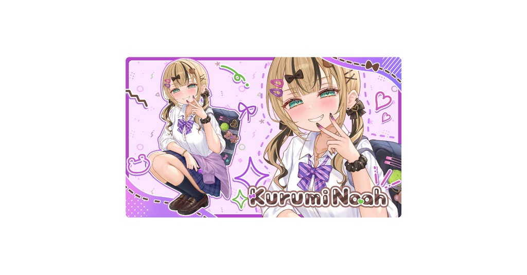 【VGGC10th】胡桃のあ　ラバーマット・マウスパッド
