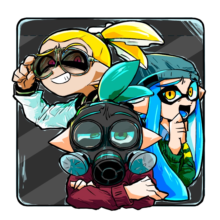 マイイカアクリルバッジクリップ