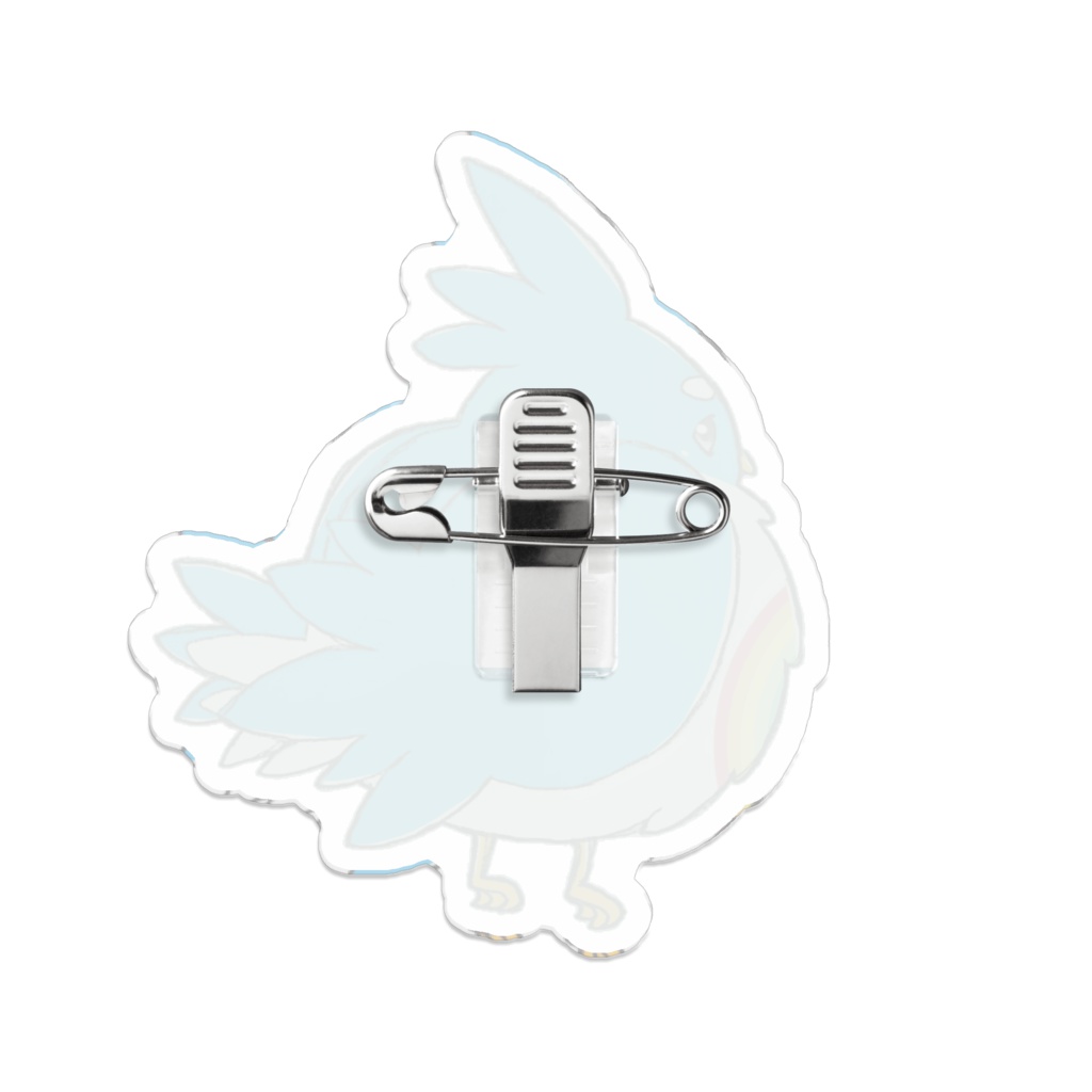 にじまろアクリルバッジ2(高さ70mm)