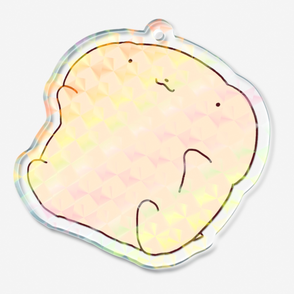 ふにょんぬだっこホログラムアクリルキーホルダー